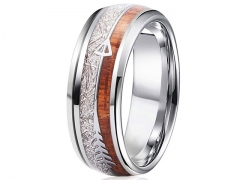 HY Wholesale Rings 316L Stainless Steel Fashion Rings-HY0066R027