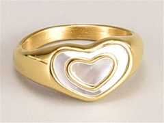 HY Wholesale Rings 316L Stainless Steel Rings-HY0069R035