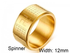 HY Wholesale Rings 316L Stainless Steel Rings-HY0067R537