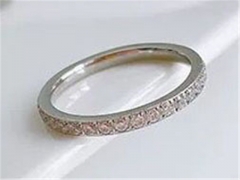 HY Wholesale Rings 316L Stainless Steel Popular Rings-HY0068R114