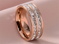 HY Wholesale Rings 316L Stainless Steel Popular Rings-HY0068R046