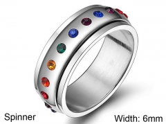 HY Wholesale Rings 316L Stainless Steel Rings-HY0067R111