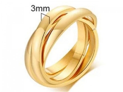 HY Wholesale Rings 316L Stainless Steel Rings-HY0067R018