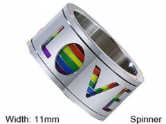 HY Wholesale Rings 316L Stainless Steel Rings-HY0067R068