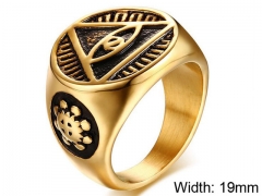 HY Wholesale Rings 316L Stainless Steel Rings-HY0067R438