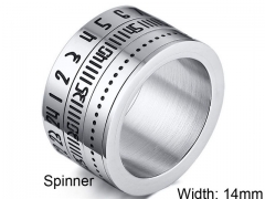 HY Wholesale Rings 316L Stainless Steel Rings-HY0067R526