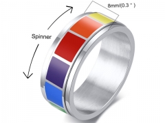 HY Wholesale Rings 316L Stainless Steel Rings-HY0067R323