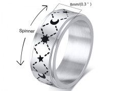 HY Wholesale Rings 316L Stainless Steel Rings-HY0067R370