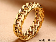 HY Wholesale Rings 316L Stainless Steel Rings-HY0067R109