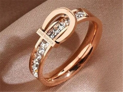 HY Wholesale Rings 316L Stainless Steel Popular Rings-HY0068R056