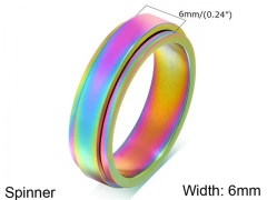 HY Wholesale Rings 316L Stainless Steel Rings-HY0067R074