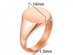 HY Wholesale Rings 316L Stainless Steel Rings-HY0067R116