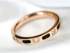 HY Wholesale Rings 316L Stainless Steel Popular Rings-HY0068R117