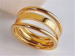 HY Wholesale Rings 316L Stainless Steel Popular Rings-HY0068R217