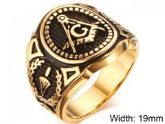 HY Wholesale Rings 316L Stainless Steel Rings-HY0067R384