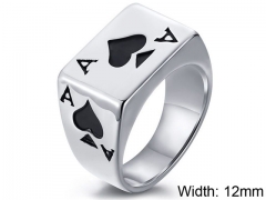 HY Wholesale Rings 316L Stainless Steel Rings-HY0067R401