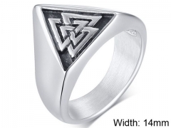 HY Wholesale Rings 316L Stainless Steel Rings-HY0067R430