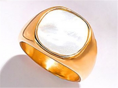 HY Wholesale Rings 316L Stainless Steel Popular Rings-HY0068R188