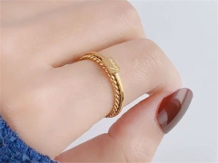 HY Wholesale Rings 316L Stainless Steel Popular Rings-HY0068R127