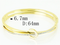 HY Wholesale Bangles Stainless Steel 316L Fashion Bangle-HY19B0782HNX