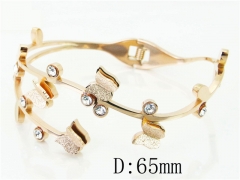 HY Wholesale Bangles Stainless Steel 316L Fashion Bangle-HY19B0801HOS