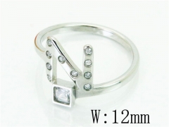 HY Wholesale Rings Stainless Steel 316L Rings-HY80R0036KS