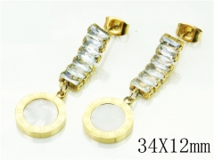 HY Wholesale Earrings 316L Stainless Steel Popular Jewelry Earrings-HY32E0160PE