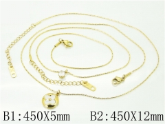 HY Wholesale Necklaces Stainless Steel 316L Jewelry Necklaces-HY32N0532HAA