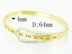 HY Wholesale Bangles Stainless Steel 316L Fashion Bangle-HY19B0788HMC