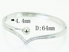 HY Wholesale Bangles Stainless Steel 316L Fashion Bangle-HY19B0775HKX