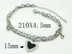 HY Wholesale Bracelets 316L Stainless Steel Jewelry Bracelets-HY80B1286NZ