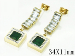 HY Wholesale Earrings 316L Stainless Steel Popular Jewelry Earrings-HY32E0159PC