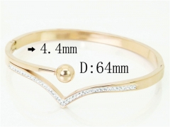 HY Wholesale Bangles Stainless Steel 316L Fashion Bangle-HY19B0777HME