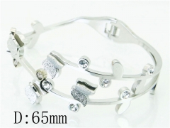 HY Wholesale Bangles Stainless Steel 316L Fashion Bangle-HY19B0799HMF