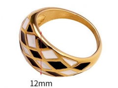 HY Wholesale Rings 316L Stainless Steel Popular Rings-HY0070R090