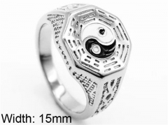 HY Wholesale Rings 316L Stainless Steel Popular Rings-HY0072R017