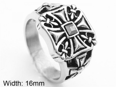 HY Wholesale Rings 316L Stainless Steel Popular Rings-HY0072R107