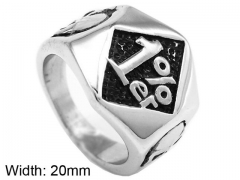 HY Wholesale Rings 316L Stainless Steel Popular Rings-HY0072R073