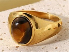 HY Wholesale Rings 316L Stainless Steel Popular Rings-HY0070R002