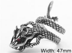 HY Wholesale Rings 316L Stainless Steel Popular Rings-HY0072R026