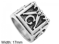 HY Wholesale Rings 316L Stainless Steel Popular Rings-HY0072R088