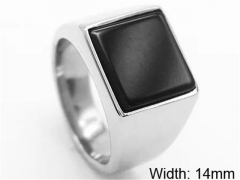 HY Wholesale Rings 316L Stainless Steel Popular Rings-HY0072R031