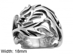 HY Wholesale Rings 316L Stainless Steel Popular Rings-HY0072R068