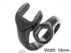 HY Wholesale Rings 316L Stainless Steel Popular Rings-HY0072R077