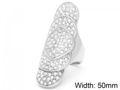 HY Wholesale Rings 316L Stainless Steel Popular Rings-HY0072R118