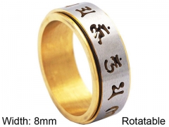 HY Wholesale Rings 316L Stainless Steel Popular Rings-HY0072R098