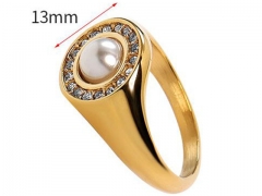 HY Wholesale Rings 316L Stainless Steel Popular Rings-HY0070R106