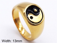 HY Wholesale Rings 316L Stainless Steel Popular Rings-HY0072R004