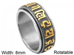 HY Wholesale Rings 316L Stainless Steel Popular Rings-HY0072R094