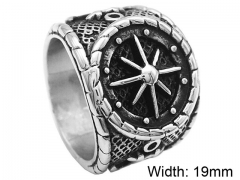 HY Wholesale Rings 316L Stainless Steel Popular Rings-HY0072R103